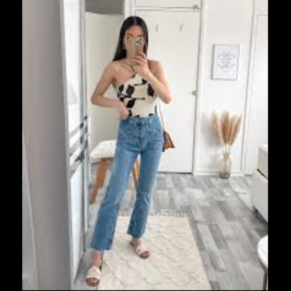 NWT Zara printed halter neck bodysuit - Picture 9 of 10